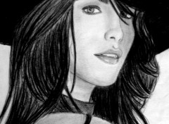 Fonds d'cran Art - Crayon Liv Tyler