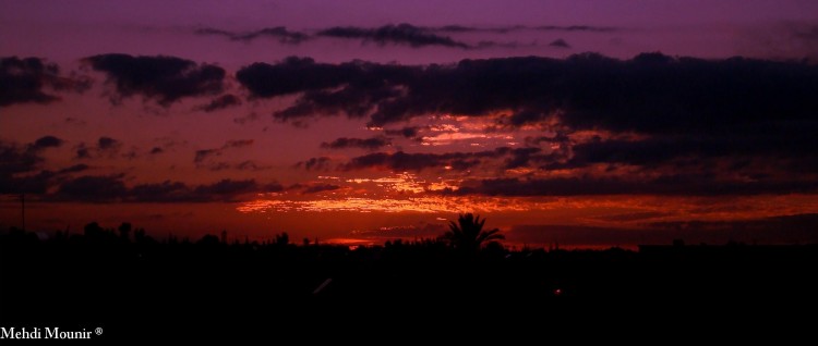 Fonds d'cran Nature Couchers et levers de Soleil marrakech