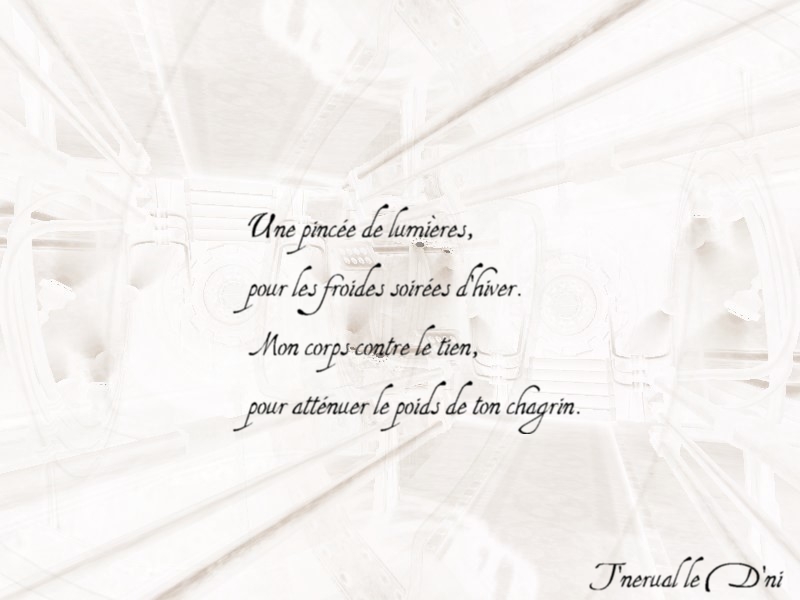 Fonds d'cran Art - Numrique Posie - Texte Fragment D'Amour