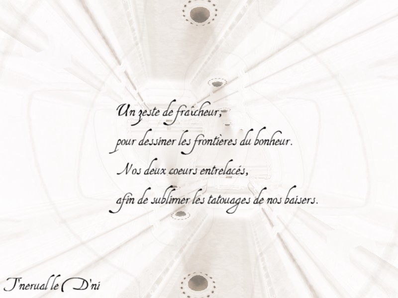 Fonds d'cran Art - Numrique Posie - Texte Fragment D'Amour