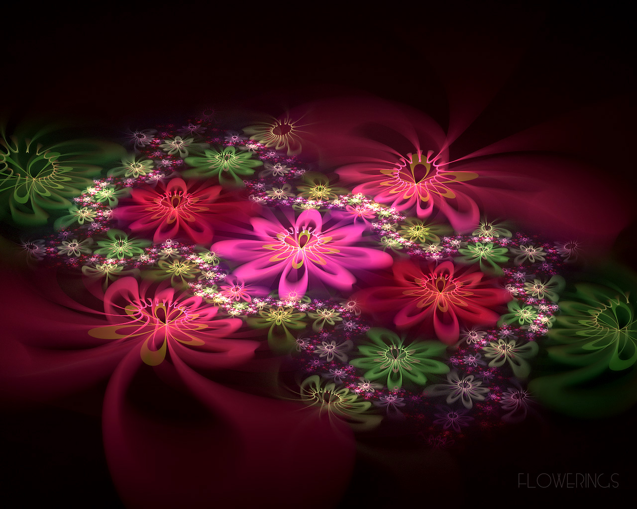 Wallpapers Digital Art Fractals, Kaleidoscope 