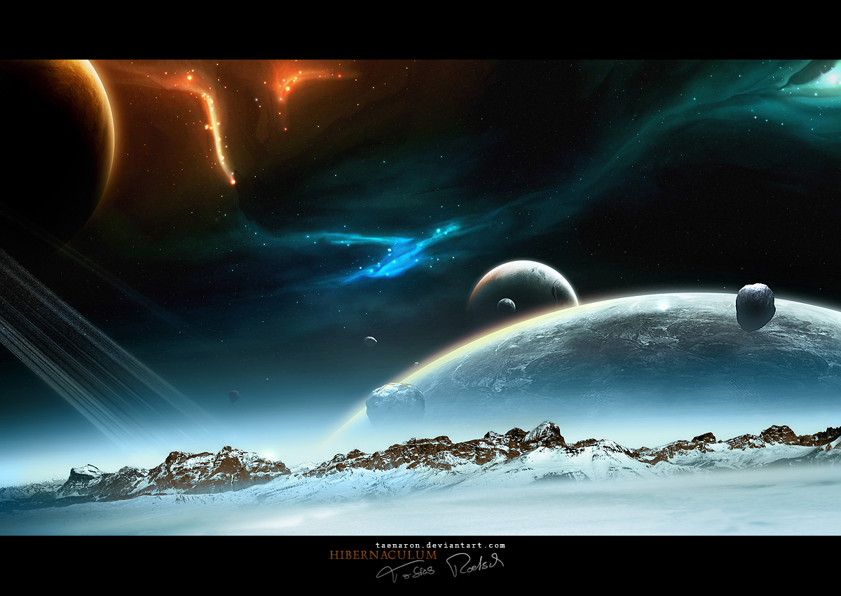 Wallpapers Digital Art Space - Universe Hibernaculum