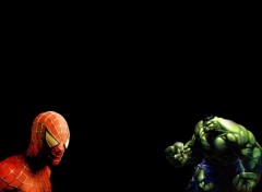 Fonds d'cran Cinma spider-man et hulk