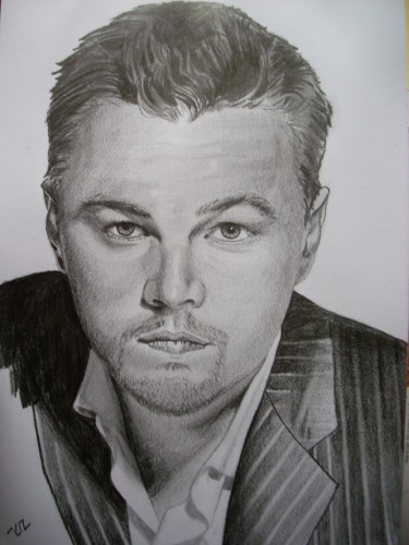 Wallpapers Art - Pencil Portraits Lonardo DICAPRIO