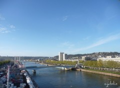 Fonds d'cran Nature la seine vue du ciel