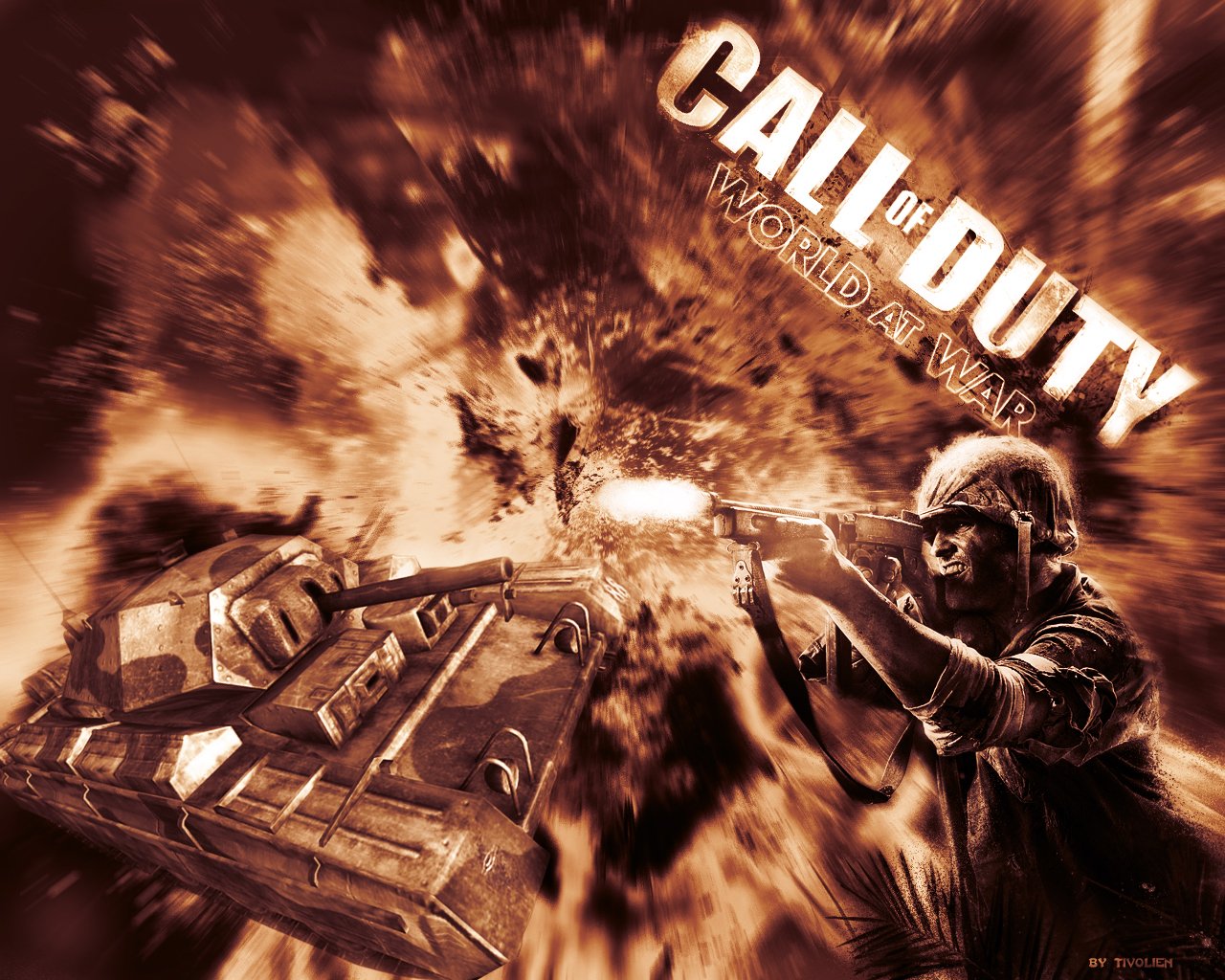 Wallpapers Video Games Call of Duty : World at War Wall_Call-of-Duty_1280-1024