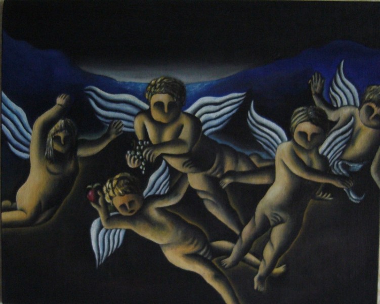 Fonds d'cran Art - Peinture Surralisme - Symbolisme - Onirisme Les anges de l'apocalypse