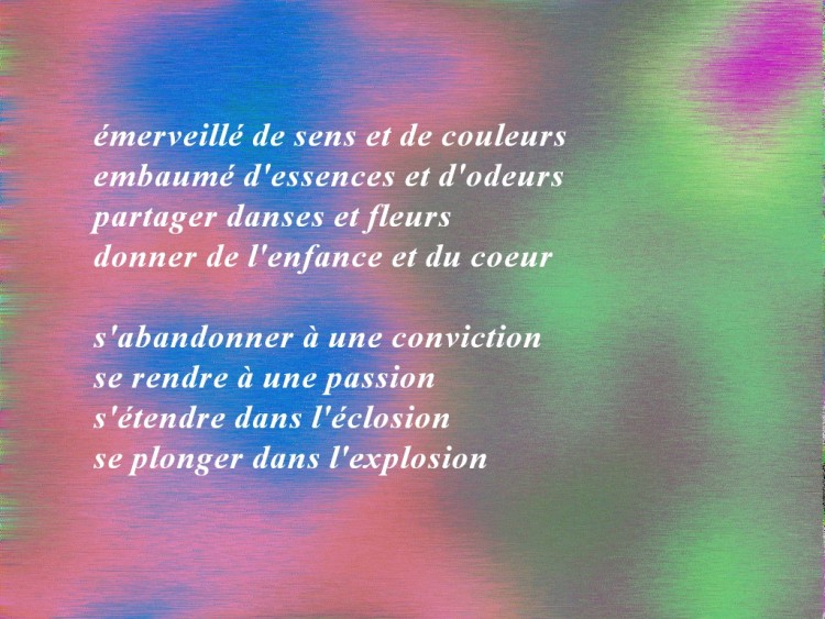 Fonds d'cran Art - Numrique Posie - Texte bouquet