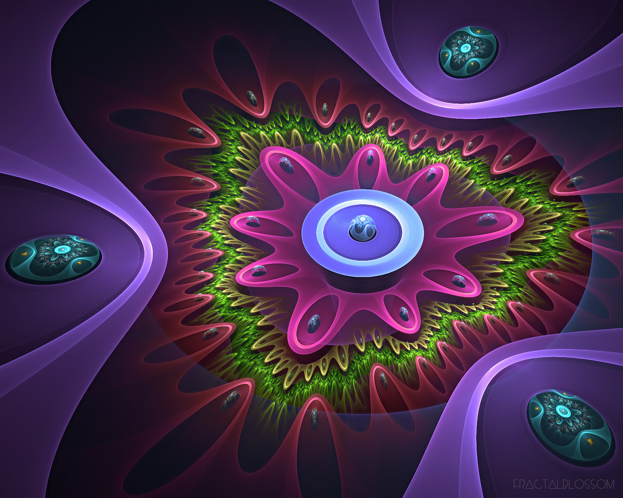 Wallpapers Digital Art Fractals, Kaleidoscope 