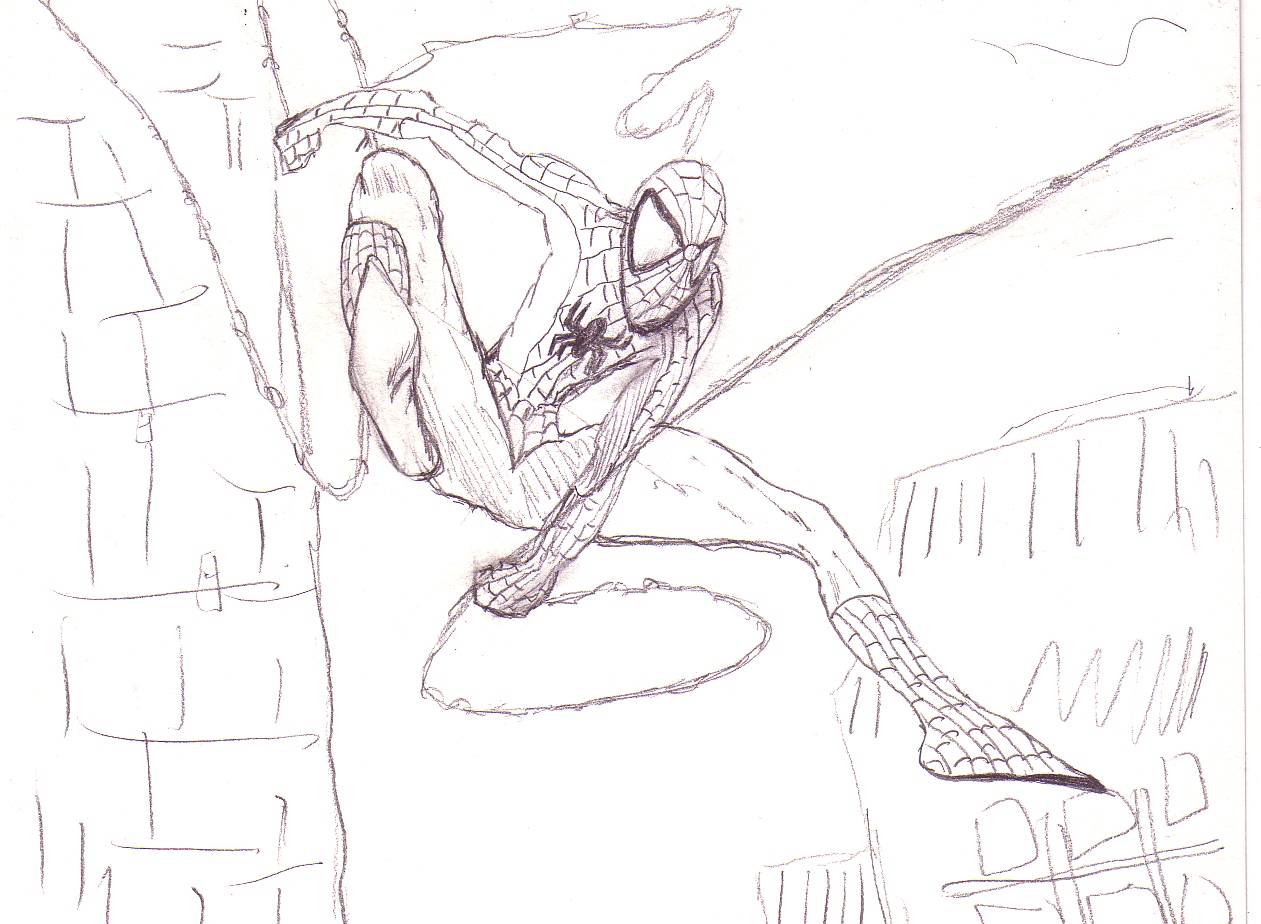 Fonds d'cran Art - Crayon BDs - Spiderman spiderman