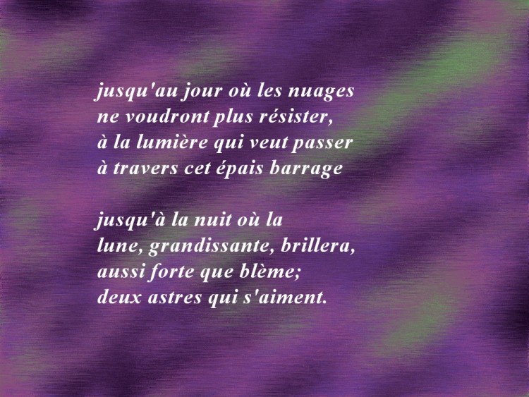 Wallpapers Digital Art Poetry - Texts entre jour et nuit