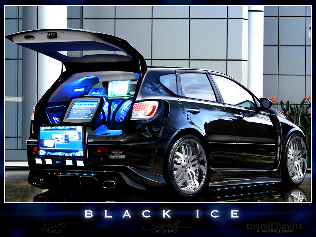 Fonds d'cran Art - Numrique Voitures - Transports Black ICE