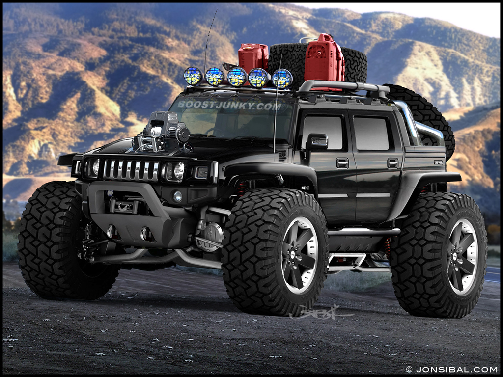 Wallpapers Digital Art Cars - Transport Monster Hummer