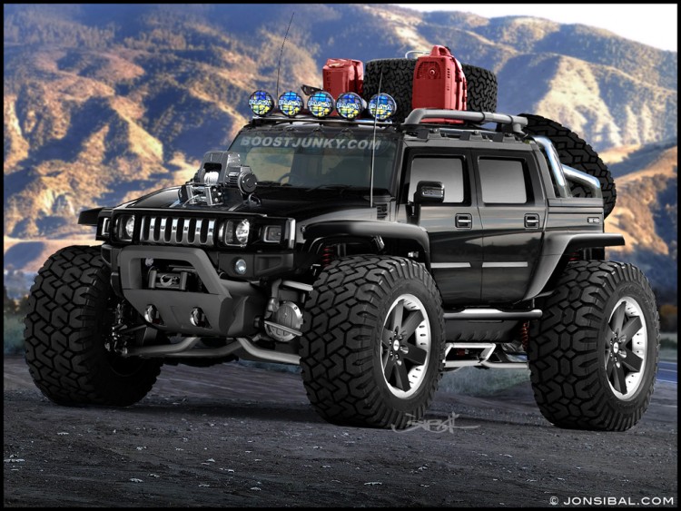 Wallpapers Digital Art Cars - Transport Monster Hummer