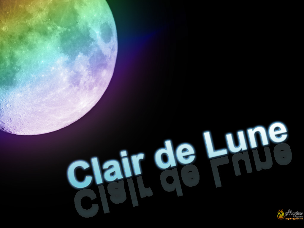 Fonds d'cran Espace Lune Clair de Lune