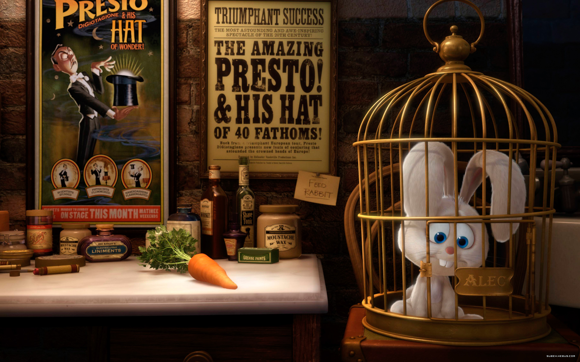 Wallpapers Cartoons Pixar - Shorts Presto