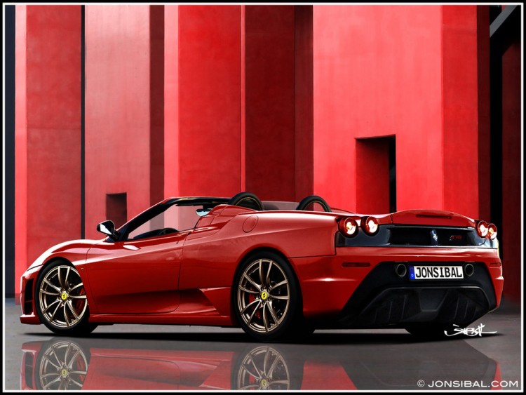 Fonds d'cran Art - Numrique Voitures - Transports Ferrari F430 Scuderia Spyder