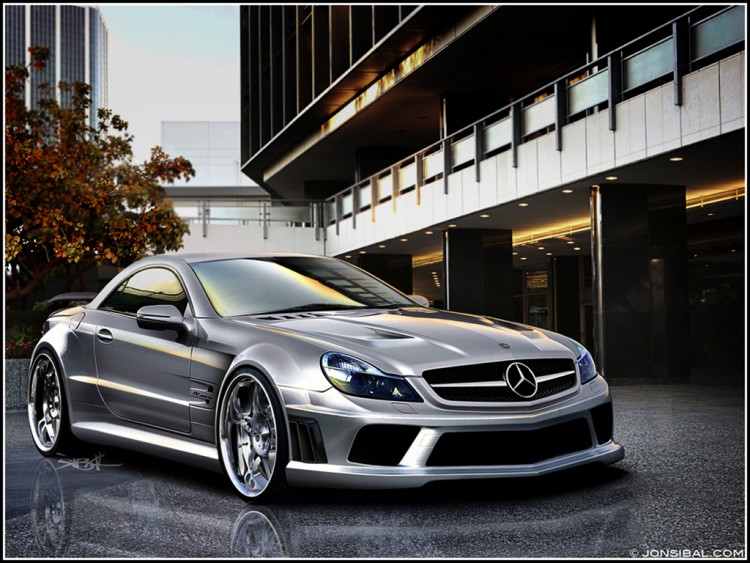 Wallpapers Digital Art Cars - Transport SL65 AMG Black Series