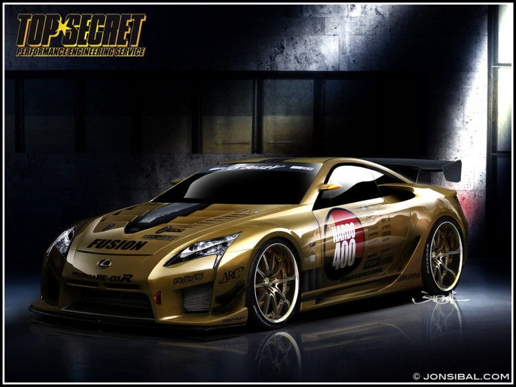 Wallpapers Digital Art Cars - Transport Top Secret Lexus