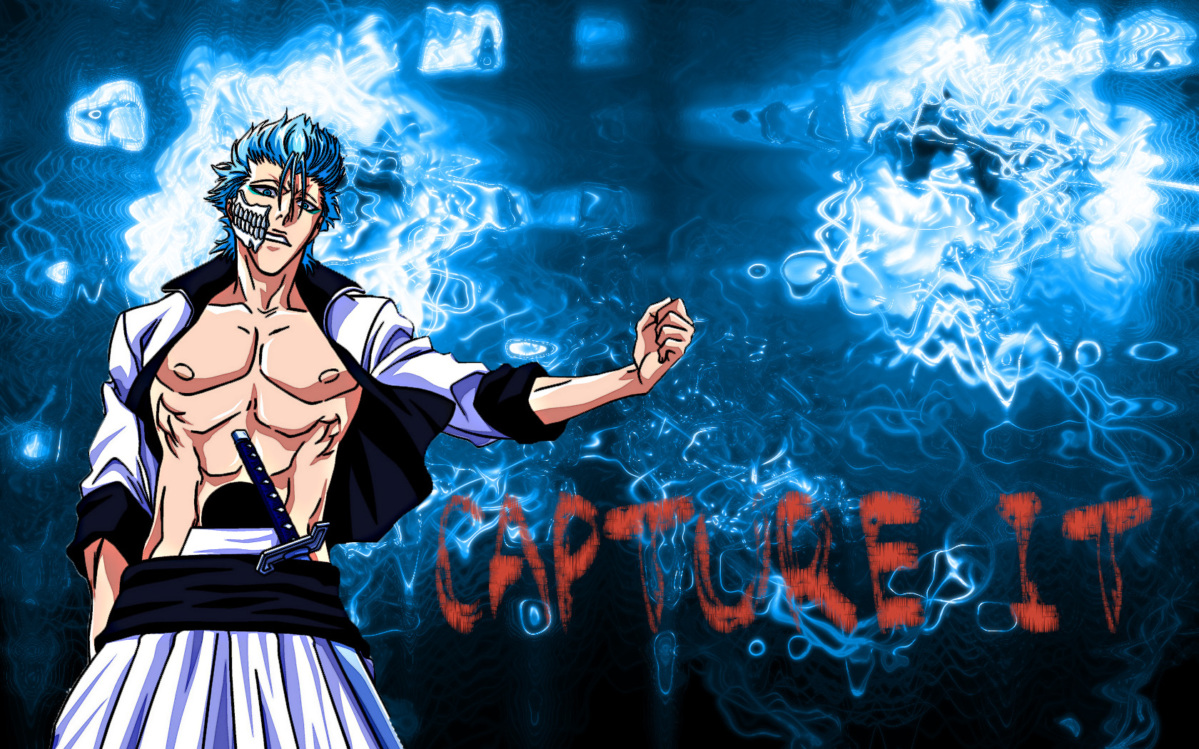 Fonds d'cran Manga Bleach Grimmjow - Capture It