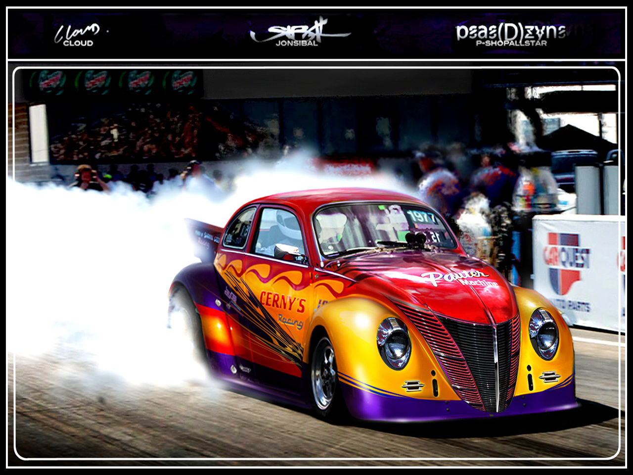 Fonds d'cran Art - Numrique Voitures - Transports VW Drag Beetle