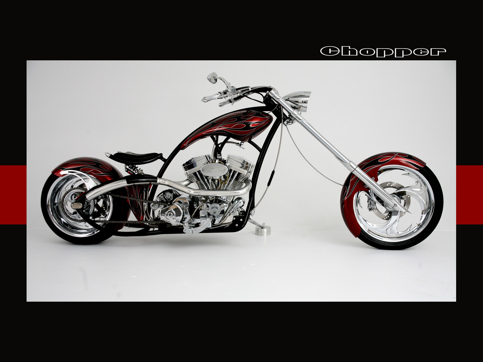 Fonds d'cran Motos Chopper Chopper attitude