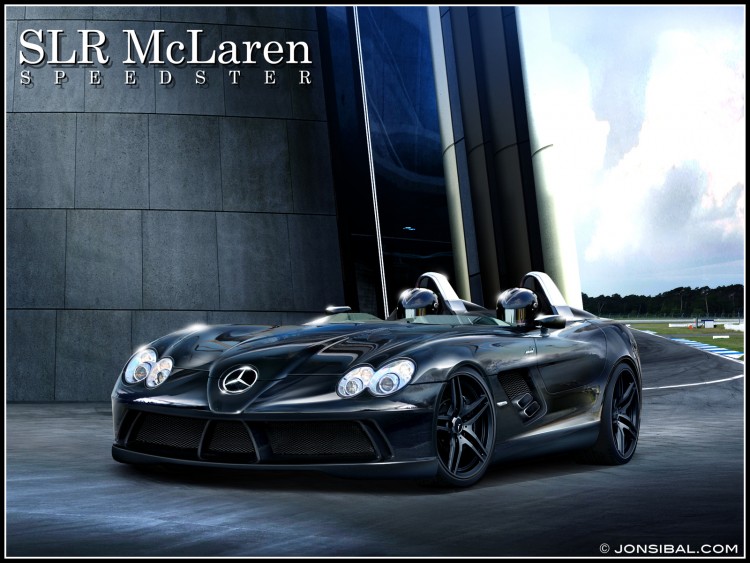 Fonds d'cran Art - Numrique Voitures - Transports SLR McLaren SpeedSter