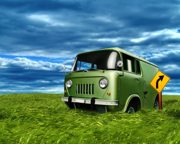 Wallpapers Digital Art Cars - Transport Magic Bus