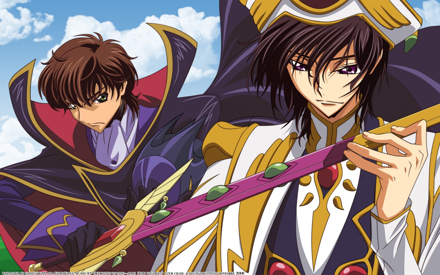 Wallpapers Manga Code Geass les yeux du tyran