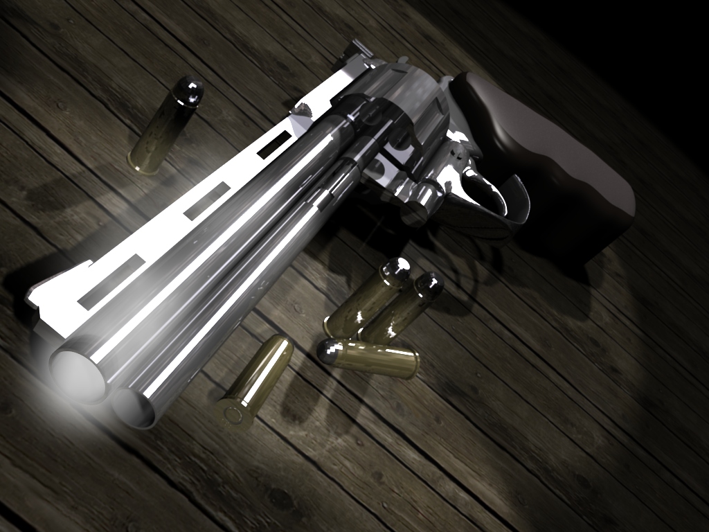 Fonds d'cran Art - Numrique 3D - Blender 357 Magnum :)