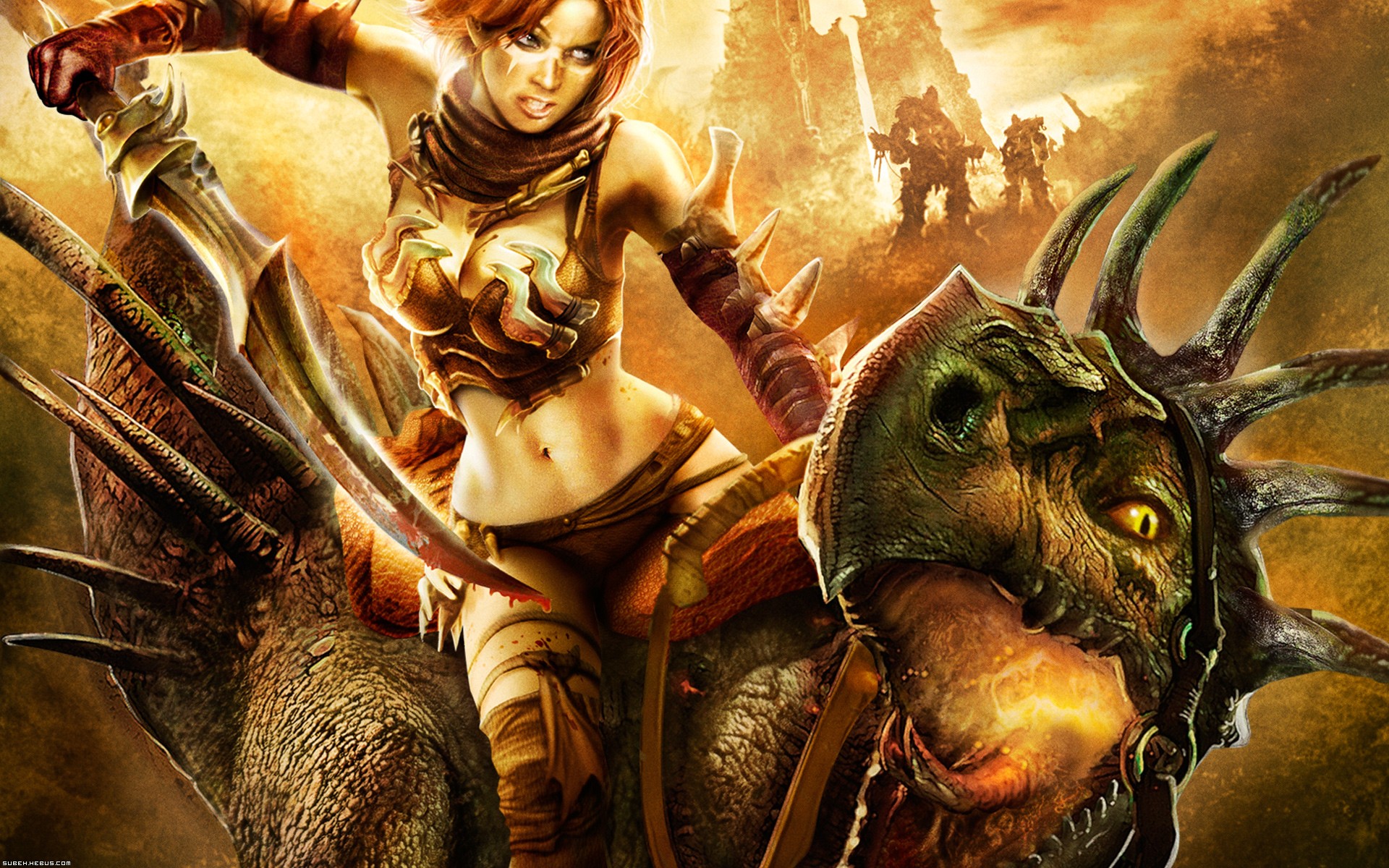 Wallpapers Video Games Golden Axe - Beast Rider Golden Axe Beast Rider