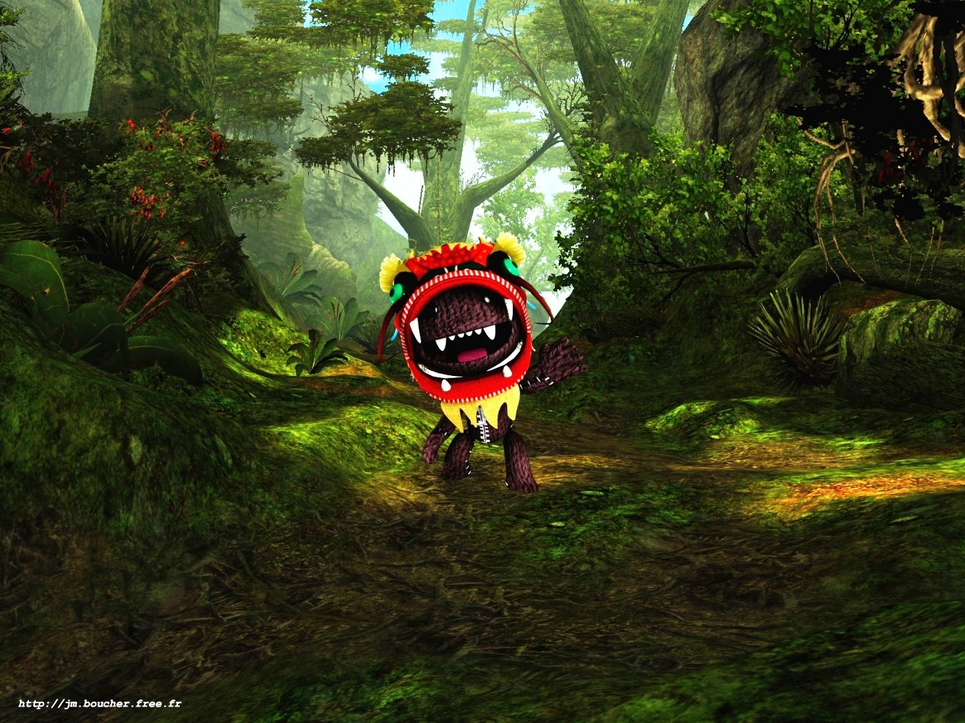 Wallpapers Digital Art 3D - Blender Little Big Planet in the Jungle