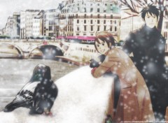 Wallpapers Manga sous la neige