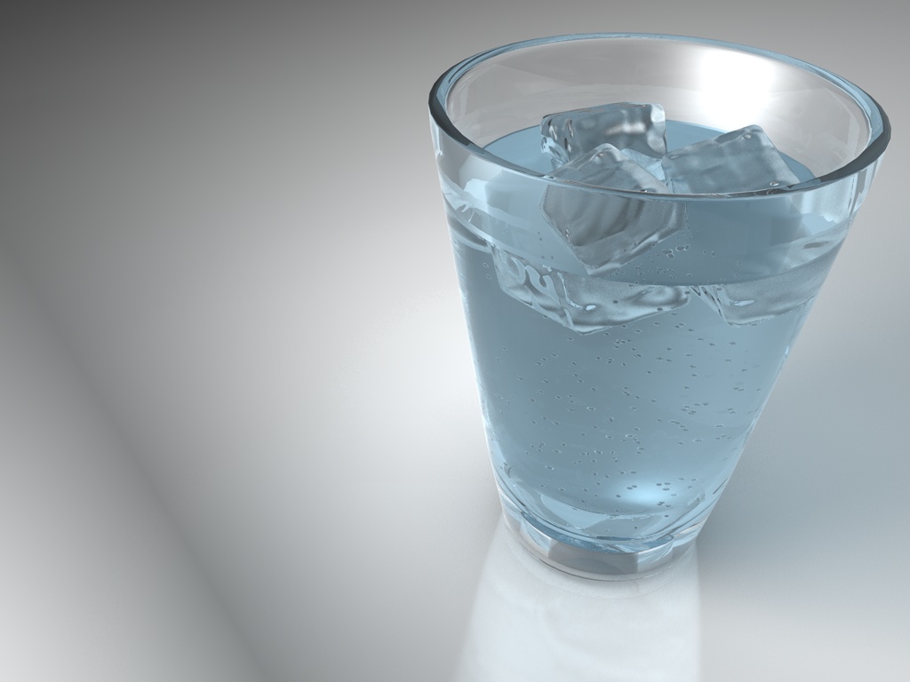 Wallpapers Digital Art Objects Glass of Water