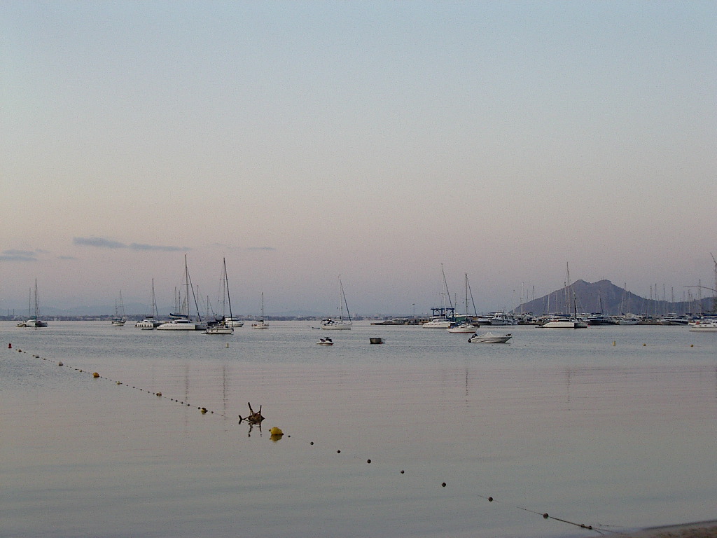 Fonds d'cran Voyages : Europe Espagne Le soleil se lve sur Port Pollena