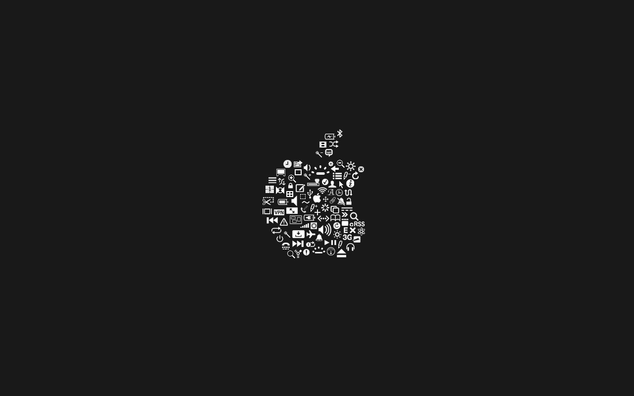 Fonds d'cran Informatique Apple Apple Icon