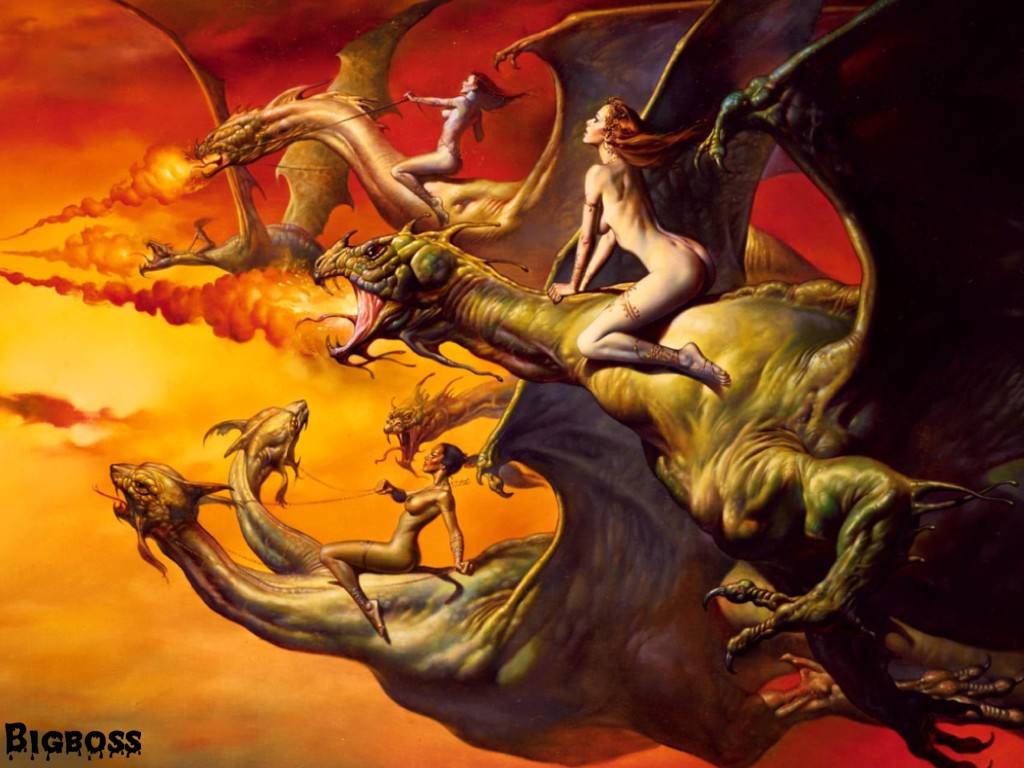 Fonds d'cran Fantasy et Science Fiction Cratures : Dragons Dragons