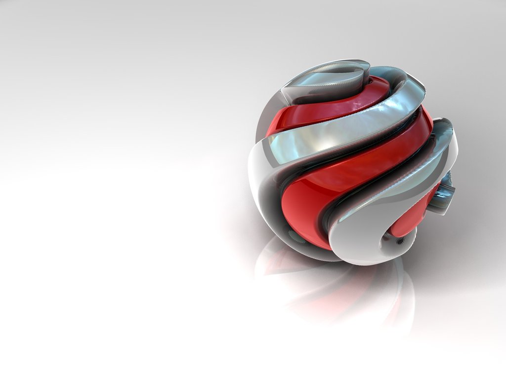 Wallpapers Digital Art 3D - Various Spiral Ball