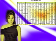 Fonds d'cran Art - Numrique Calendrier Angelina Jolie 2009