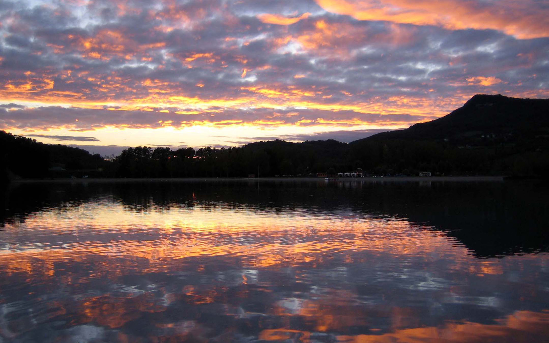 Wallpapers Nature Water - Reflection Reflet du soir