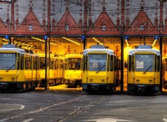 Fonds d'cran Transports divers Dpot de trams  Berlin