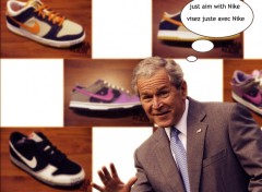 Fonds d'cran Humour Bush_Nike_1280-1024