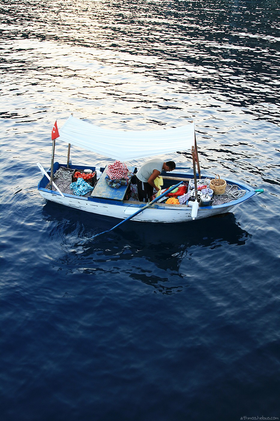 Fonds d'cran Voyages : Asie Turquie Marchand de tissus turc