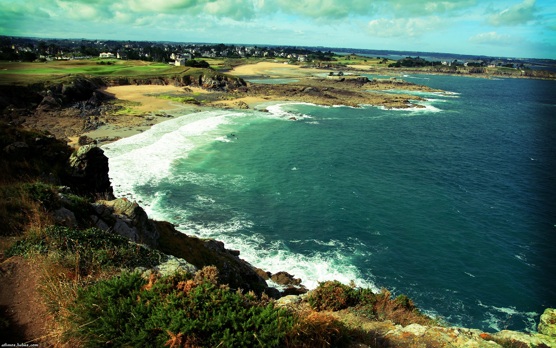 Fonds d'cran Nature Mers - Ocans - Plages Du cot de Dinard ...