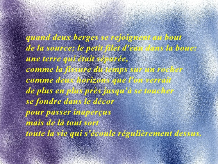 Fonds d'cran Art - Numrique Posie - Texte se rejoindre