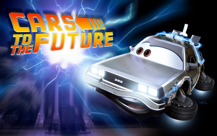 Fonds d'cran Dessins Anims Cars 1 et 2 Cars to the Future