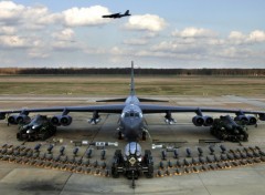 Wallpapers Planes B-52 Stratofortress and munitions