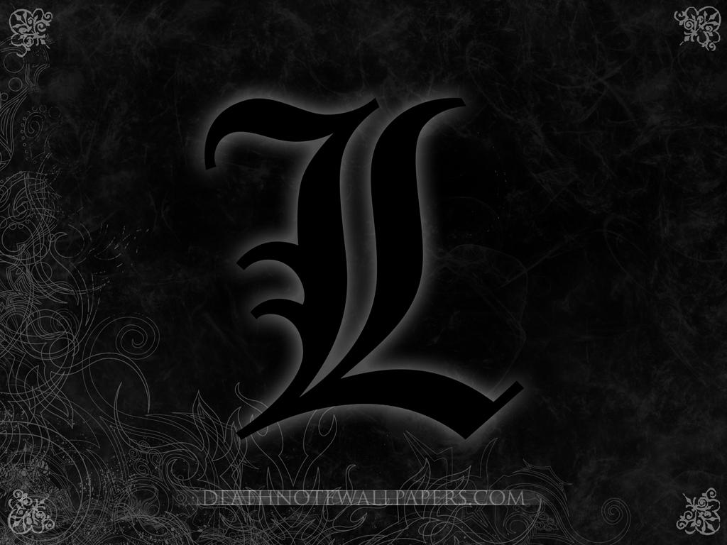 Fonds d'cran Manga Death Note black l logo