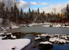 Fonds d'cran Nature L'hiver Quebecois