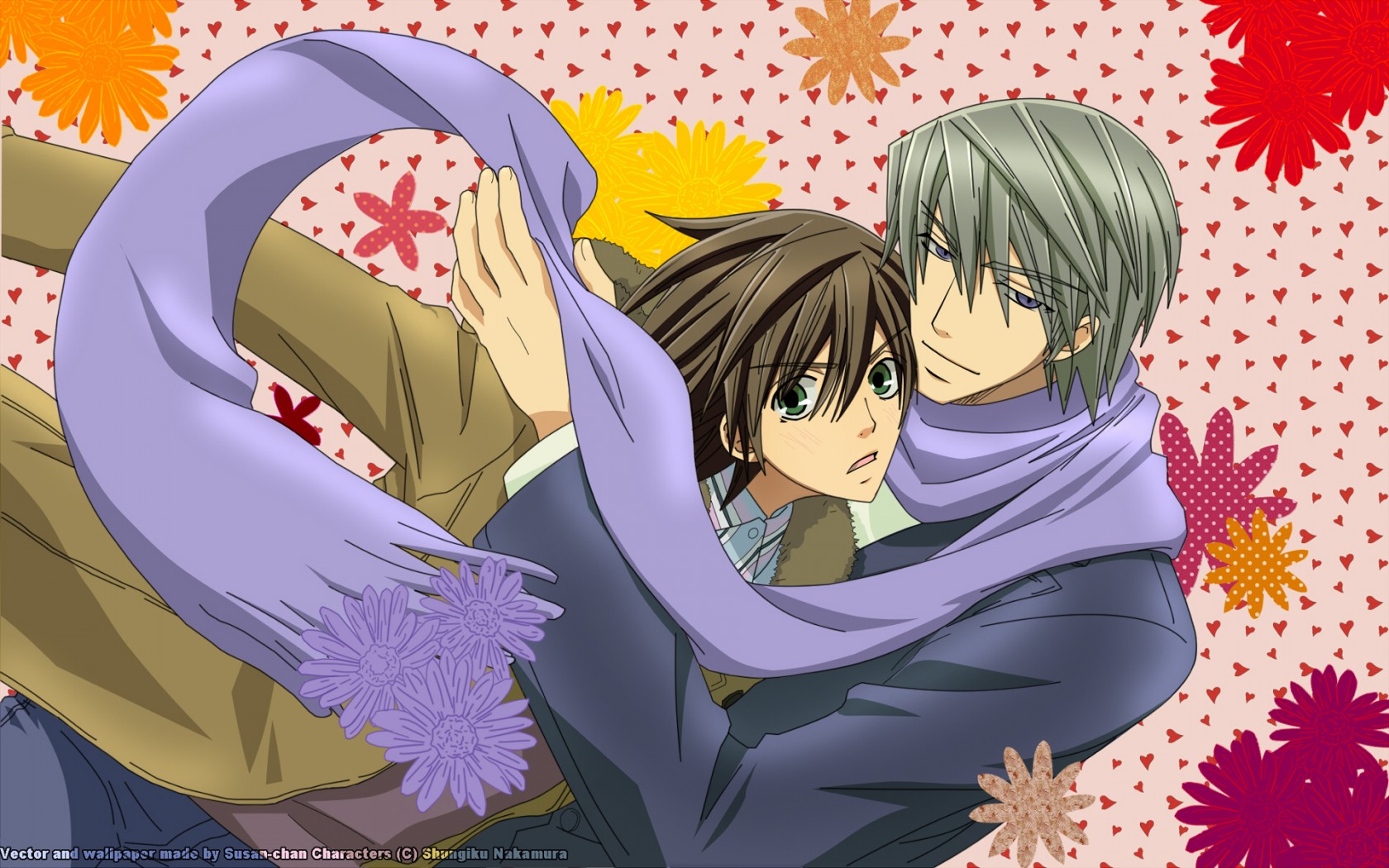 Wallpapers Manga Junjou Romantica masaki et usagi